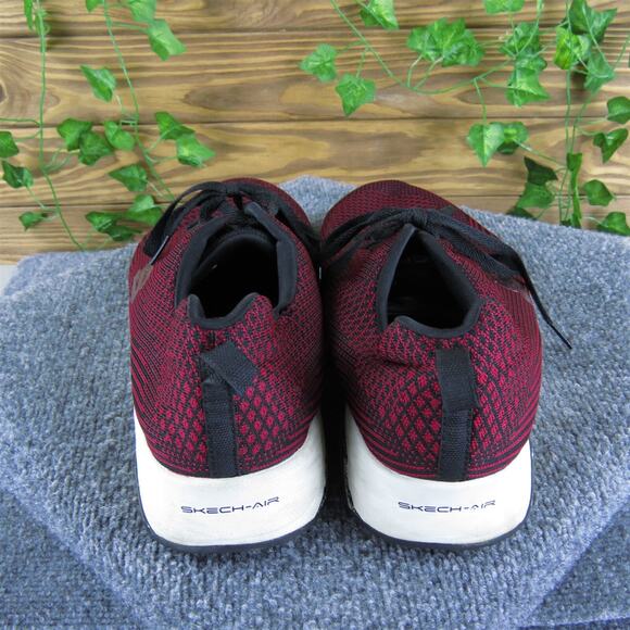 SKECHERS Men's SKECH-Air Sneaker Red Fabric‎ Size 12 Medium Used 2025 - Picture 4 of 7